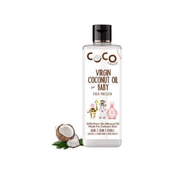 Coco Crush Cold Pressed Coconut Oil for Baby Massage