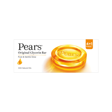 Pears Pure & Gentle Soap (125 g) - Pack of 5
