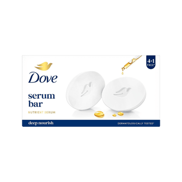Dove Cream Beauty Bathing Soap (125 g) - Buy 4 Get 1 Free