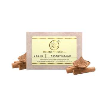 Khadi Natural Sandalwood Handmade Soap