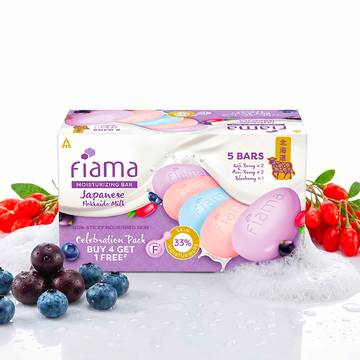 Fiama Moisturizing Soap Bars Japanese Hokkaido Milk