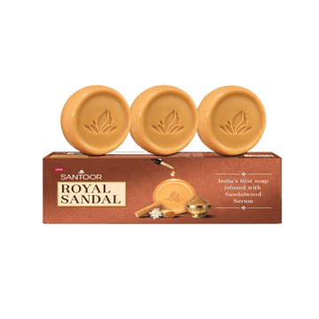 Santoor Royal Sandal Tan Removal Soap