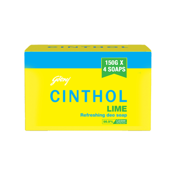 Cinthol Lime Bath Soap - Pack of 4
