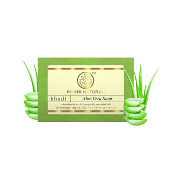 Khadi Natural Aloe Vera Handmade Soap