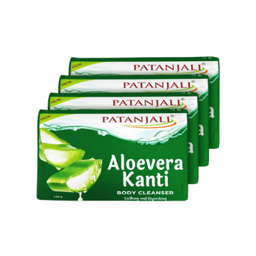 Patanjali Aloevera Kanti Body Cleanser Soap