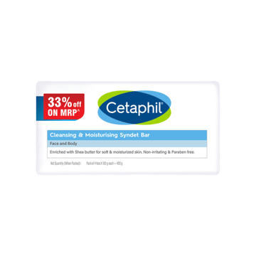 Cetaphil Cleansing & Moisturising Syndet Soap Bar