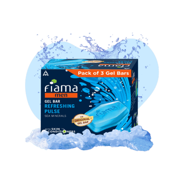 Fiama Men Gel Soap Refreshing Pulse