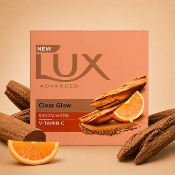 Lux Sandalwood Bath Soap with Vitamin C