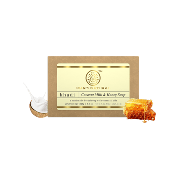 Khadi Natural Coconut Milk & Honey Handmade Soap