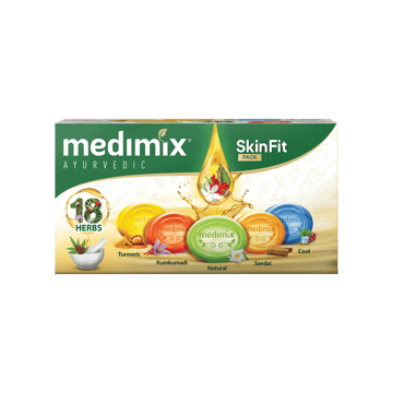 Medimix Ayurvedic SkinFit Assorted Soap - Buy 4 Get 1 Free