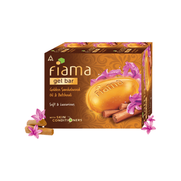 Fiama Gel Soap (Golden Sandalwood oil & Patchouli)