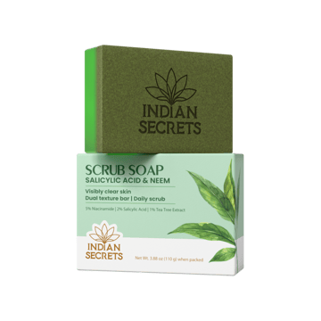 Indian Secrets Scrub Soap (Salicylic Acid & Neem)