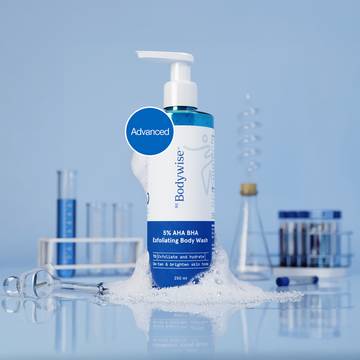 Be Bodywise Detan Exfoliating 5% AHA BHA Body Wash