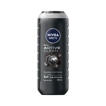 Nivea Active Clean 3 in 1 Shower Gel