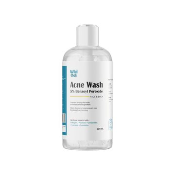 Wild Oak 5% Benzoyl Peroxide Face & Body Acne Wash