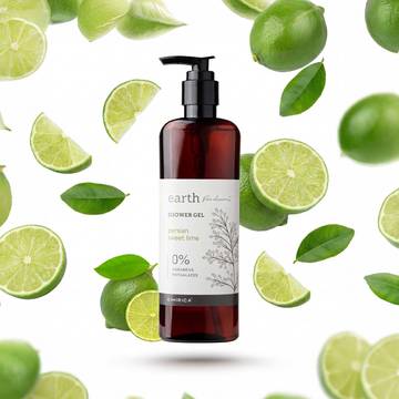 Kimirica Earth Shower Gel with Refreshing Sweet Lime