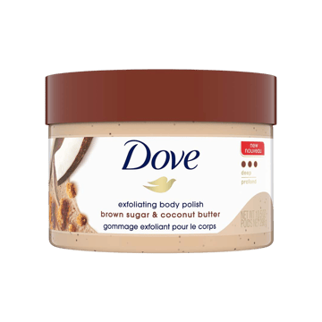 Dove Exfoliating Body Polish scrub (Brown Sugar & Coconut Butter)