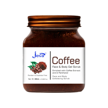 Jeva Coffee Face & Body Gel Scrub