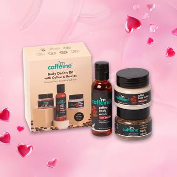 MCaffeine Miniature Coffee Body DeTan Skin Care Kit