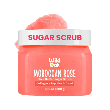 Wild Oak Moroccan Rose Sugar Body Scrub