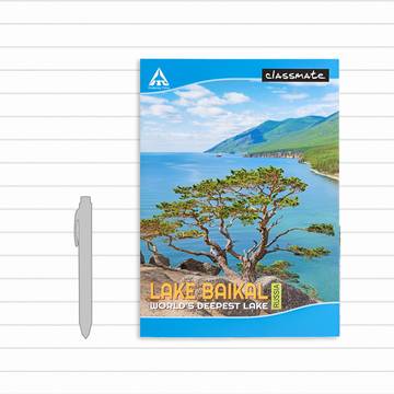 Classmate Long Single Line Notebook (Design may Vary)