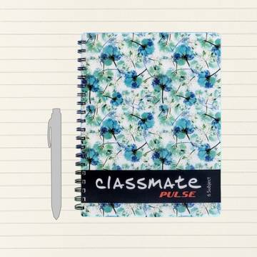 Classmate 6 Subject Single Line Notebook (B5, Multicolour)