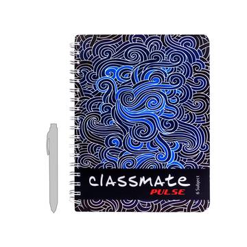 Classmate 6 Subject Unruled Notebook (B5, Multicolour)