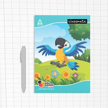 Classmate Square Line Notebook (B5, Design may Vary)