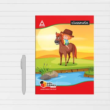 Classmate Double Line Notebook (B5, Design may Vary)