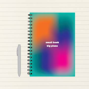 TigerNotes Single Line Notebook (B5, Multicolour)