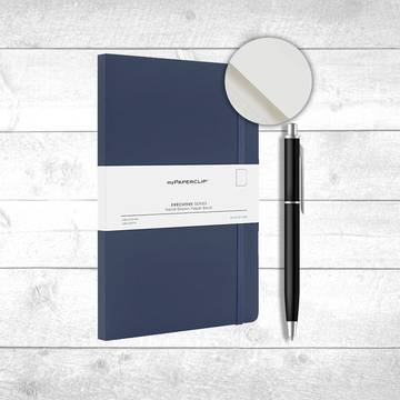 myPAPERCLIP Unruled Diary (A5, 240, Blue)