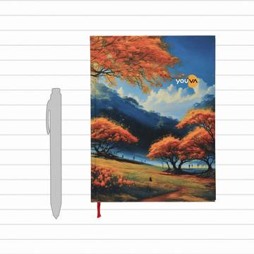 Navneet Youva Single Line Notebook (A5, Multicolour)