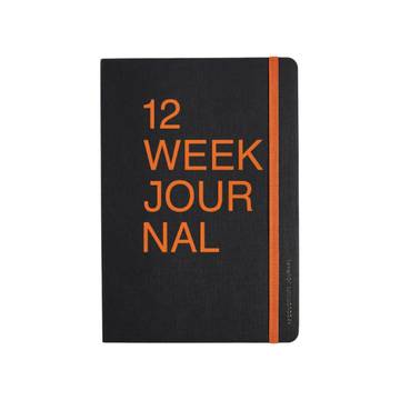 myPAPERCLIP 12 Week Productivity Single Line Journal (A5, 200, Black)