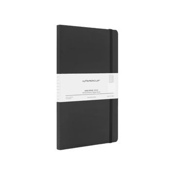 myPAPERCLIP Executive Series Single Line Diary (192, Black)