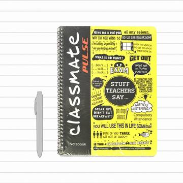 Classmate Pulse Single Line Notebook - Design May Vary (A4)