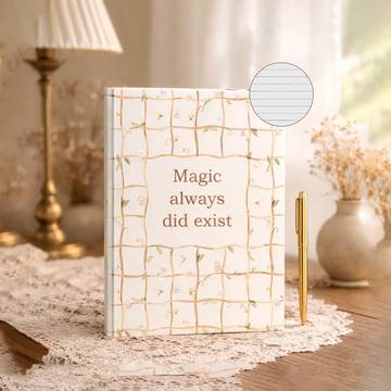 Papboo Always Single Line Diary (A5, 140, Off White)