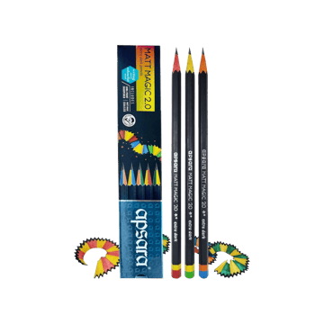Apsara Matt Magic 2.0 Extra Dark Pencils