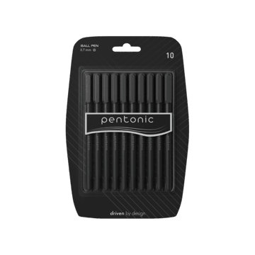 Pentonic Ball Pen 0.7 mm Tip (Black)