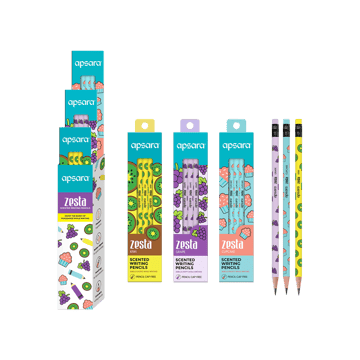 Apsara Zesta Scented Pencils (Rubber-Tipped)