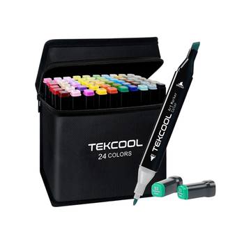 Tekcool Dual Tip Marker Set (Multicolor)