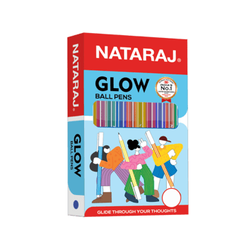Nataraj Glow Ball Pen (Blue)
