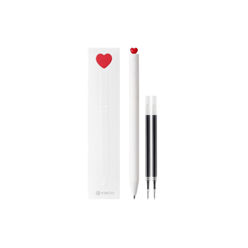 KACO First Roller Heart Gel Pen (Black)