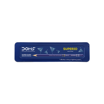 DOMS Superio Super Dark Graphite Pencils Set