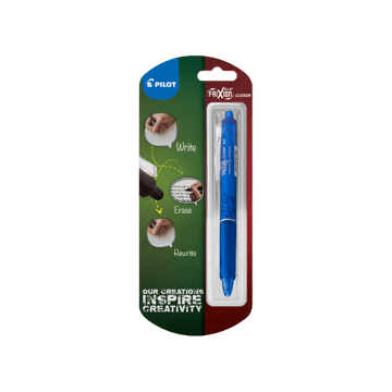 Pilot Frixion Clicker Fine Point Roller Ball Pen (Blue)
