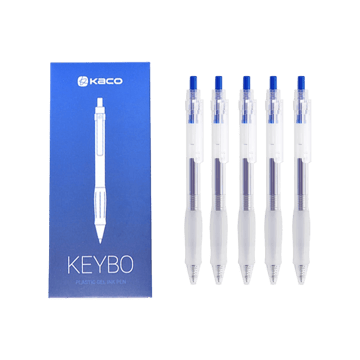 KACO Keybo Transparent Gel Pen (Blue)