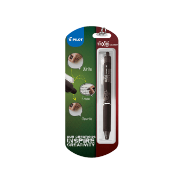 Pilot Frixion Clicker Fine Point Roller Ball Pen (Black)