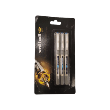 Uniball Eye UB157 Roller Ball Pen Blister (Blue)