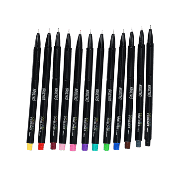 Brustro Fineliner Color Pen (Multicolor)