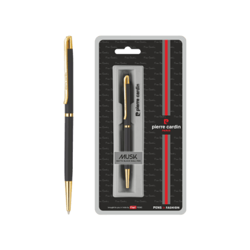 Pierre Cardin Musk Matte Finish Metal Ball Pen (Blue)