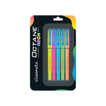 Classmate Gel Pen (Blue) - Pack of 5